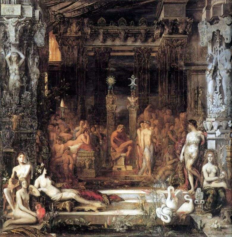 Las hijas de Tesea   Gustave Moreau