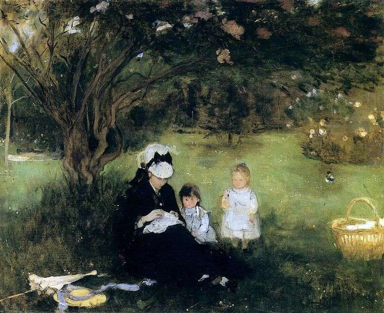 Lila en Morekure   Bertha Morisot