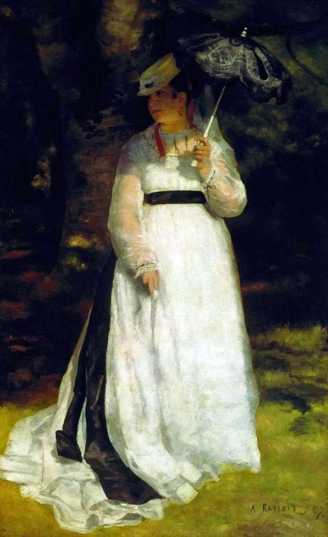 Lisa con una sombrilla   Pierre Auguste Renoir