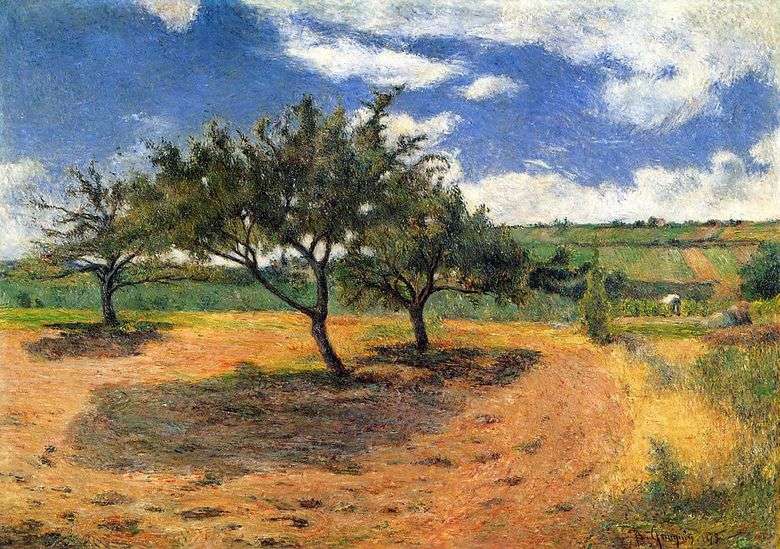 Los manzanos   Paul Gauguin
