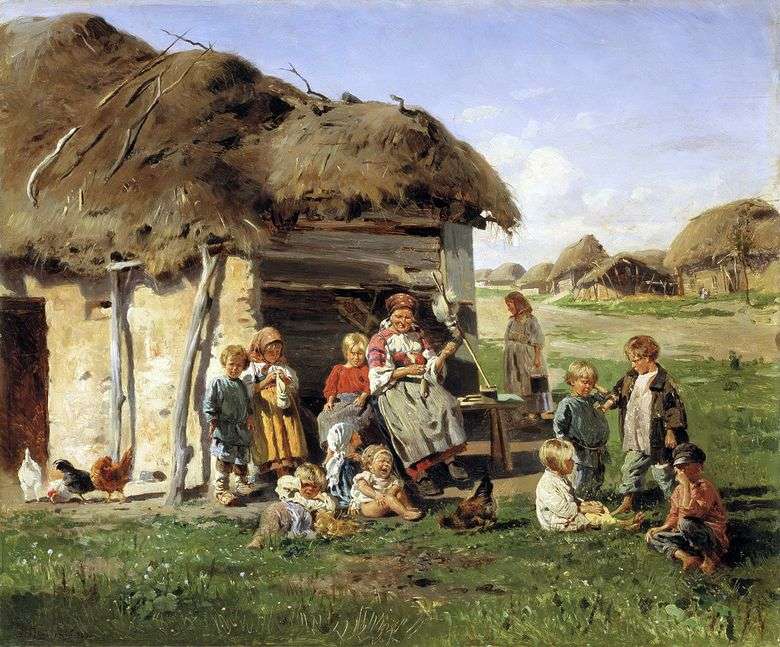 Los niños campesinos   Vladimir Makovsky