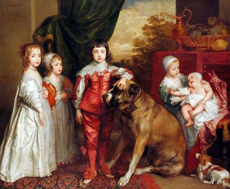 Los niños de Carl   Anthony Van Dyck