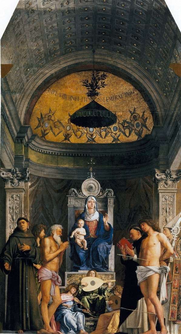 Madonna con los santos   Altar de San Jobb   Giambellino