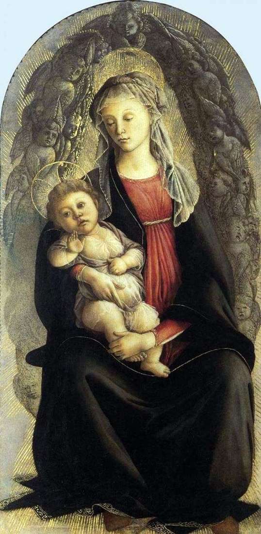 Madonna en la gloria   Sandro Botticelli