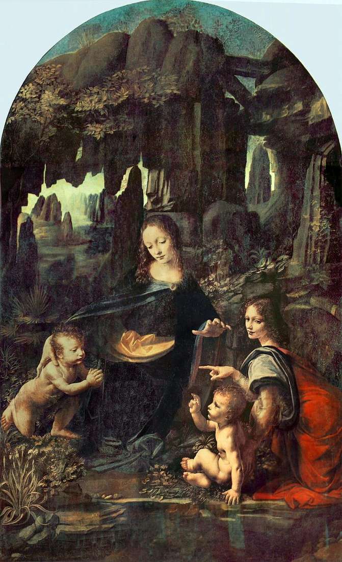 Madonna en las rocas (Madonna en la gruta)   Leonardo Da Vinci