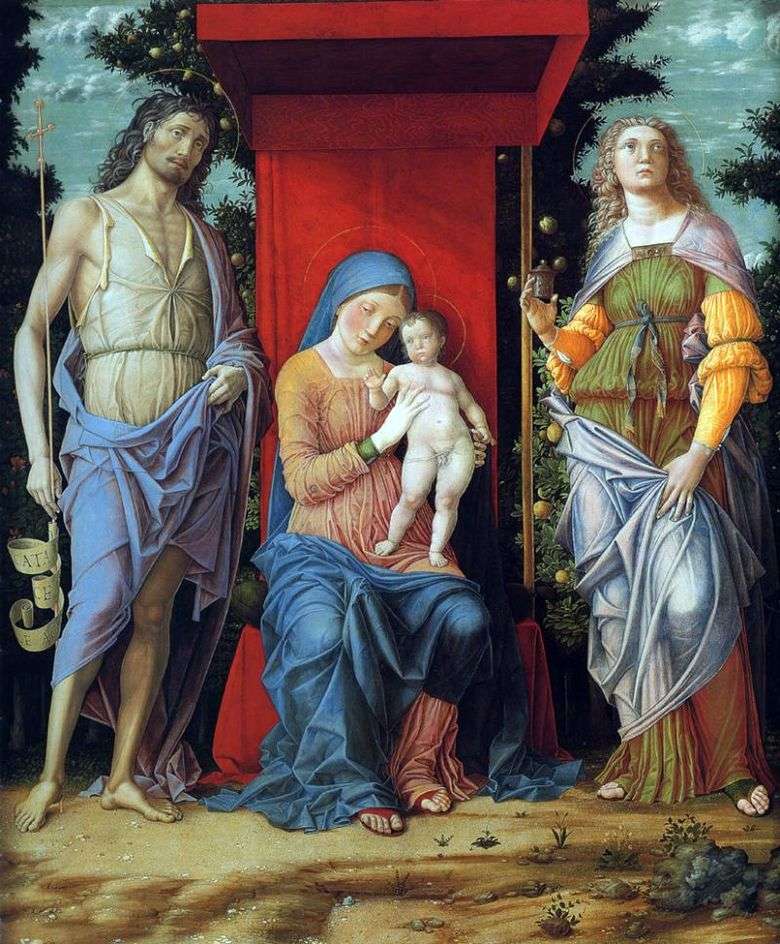 Madonna y el niño   Andrea Mantegna