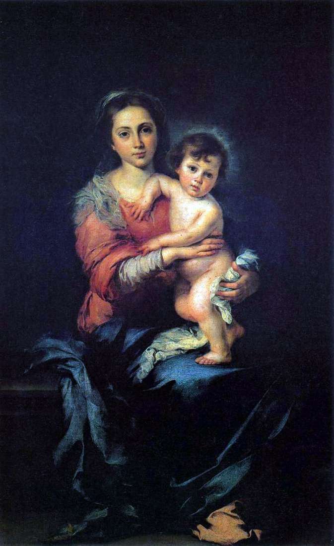 Madonna y el niño   Bartolomé Esteban Murillo