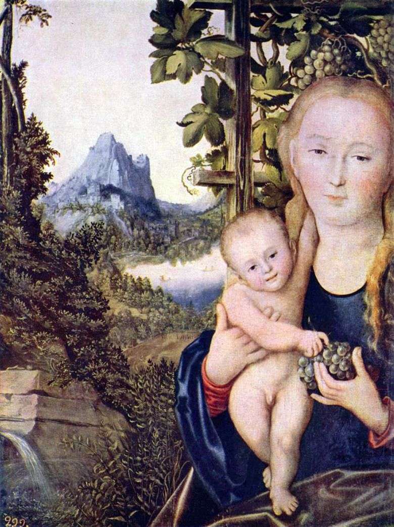 Madonna y el niño   Lukas Cranach