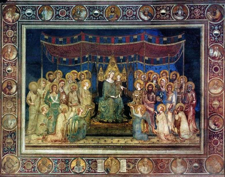 Maesta (Glorificación de la Virgen)   Simone Martini