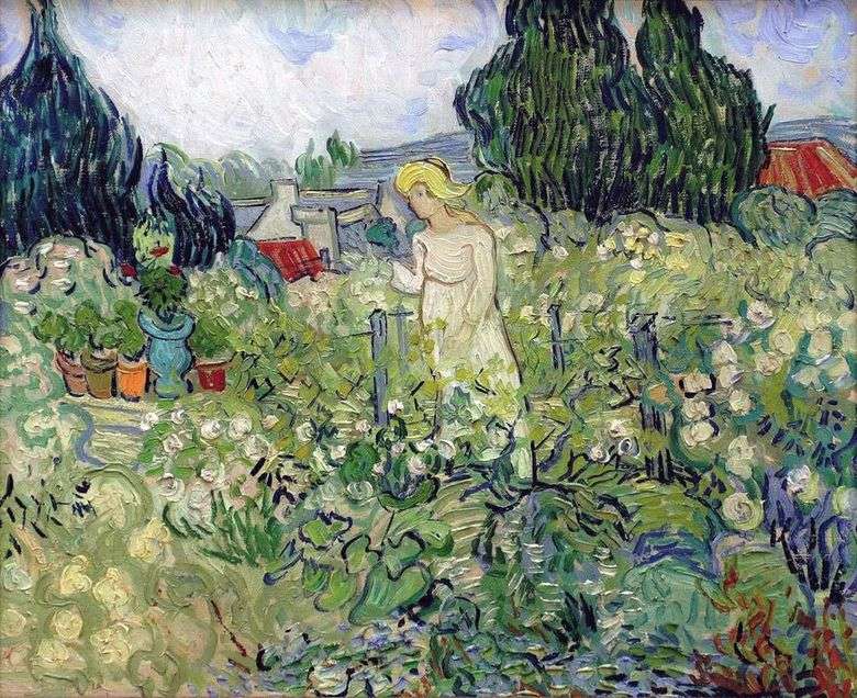 Margarita Gachet en el jardín   Vincent van Gogh