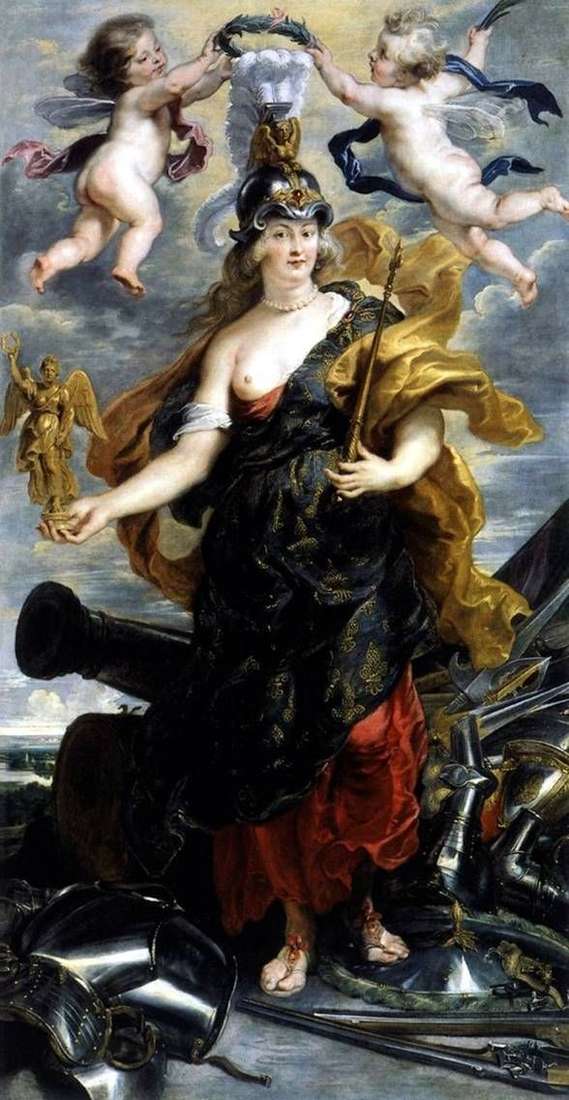 Maria Medici como Bellona   Peter Rubens