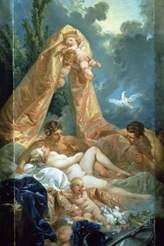 Marte y Venus atrapados por Vulcano   Francois Boucher