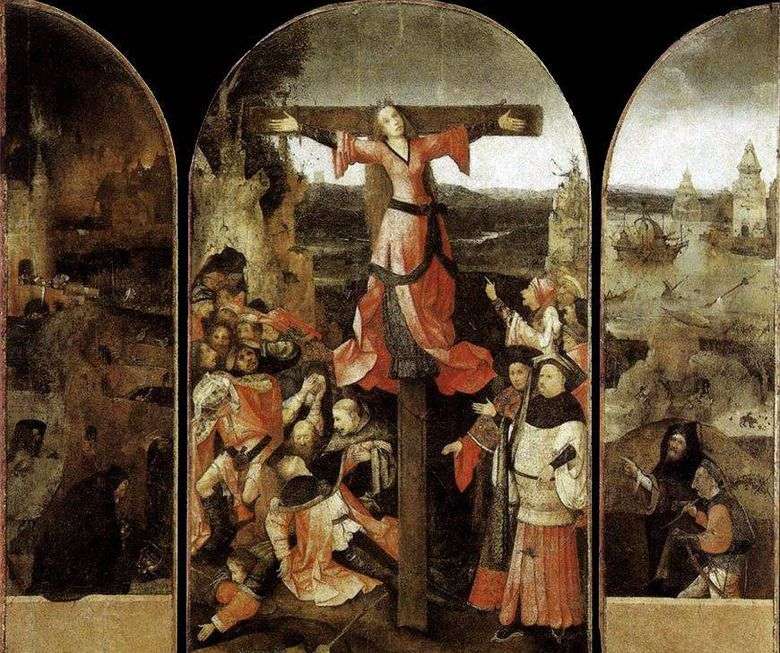 Martirio de San Liberati. Tríptico   Hieronymus Bosch