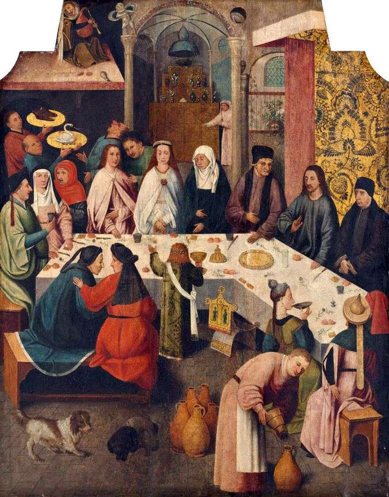 Matrimonio en Caná de Galilea   Hieronymus Bosch