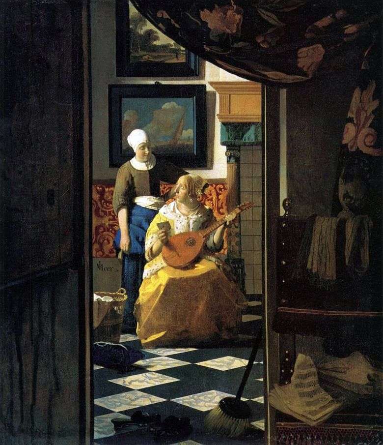 Mensaje de amor   Jan Vermeer