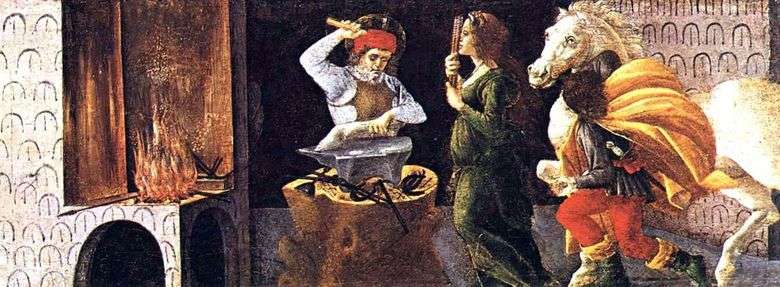 Milagro de la Santa Eligiya   Sandro Botticelli