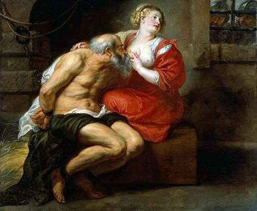 Misericordia Romana (Zimon y Pluma)   Peter Rubens