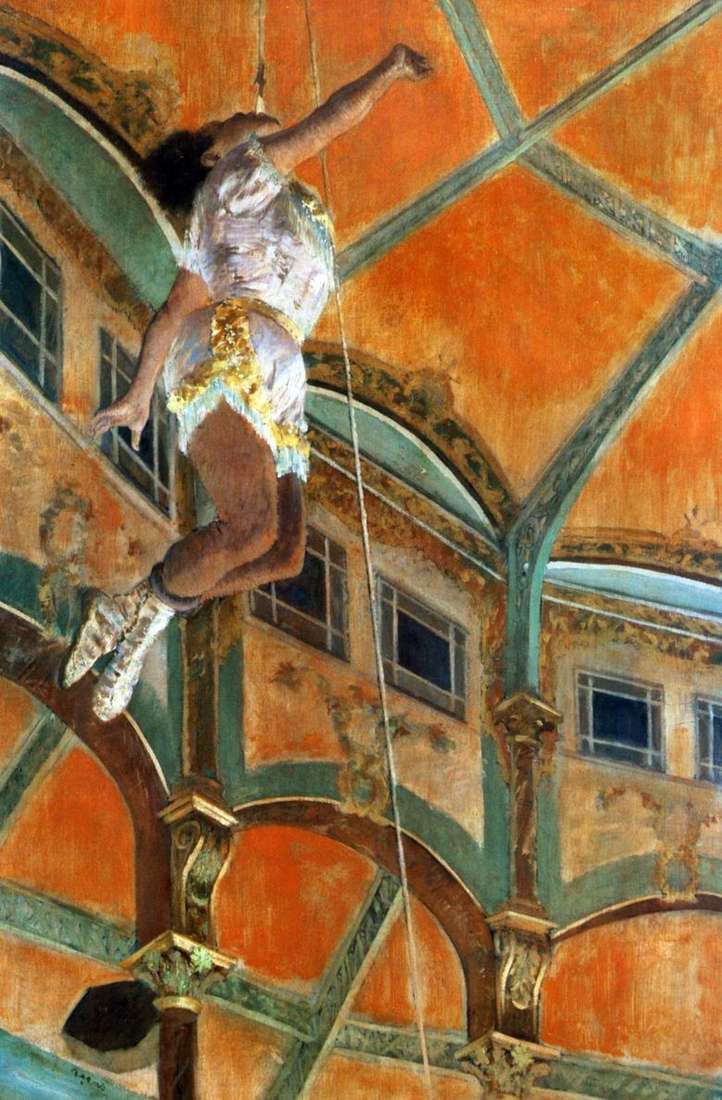 Miss Lala en el circo de Fernando   Edgar Degas