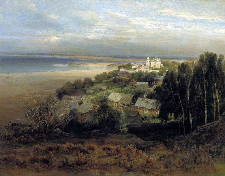 Monasterio de Pechersky cerca de Nizhny Novgorod   Alexey Savrasov