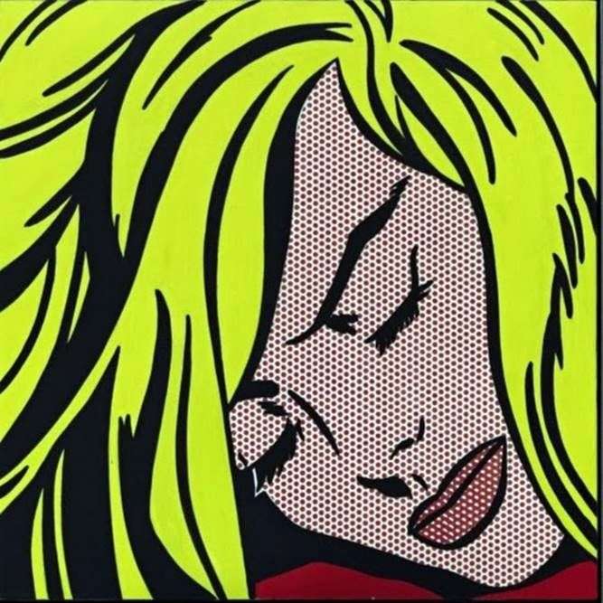 Muchacha durmiente   roy lichtenstein