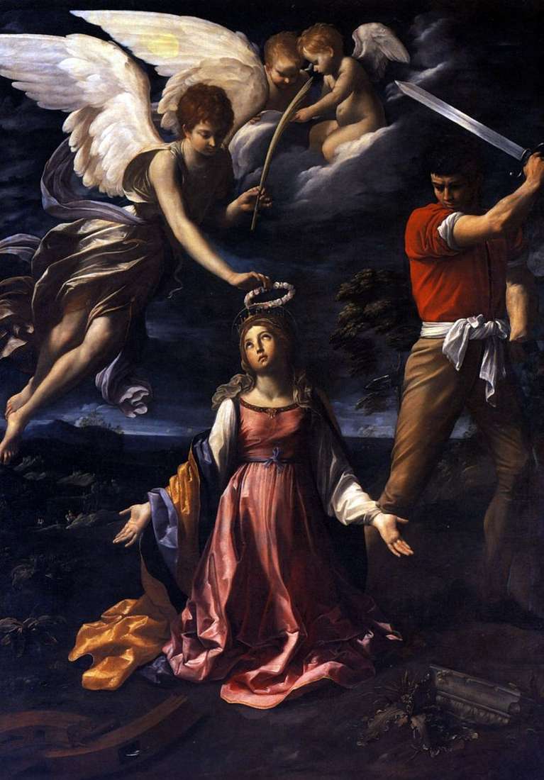 Muerte de Catalina de Alejandría   Guido Reni