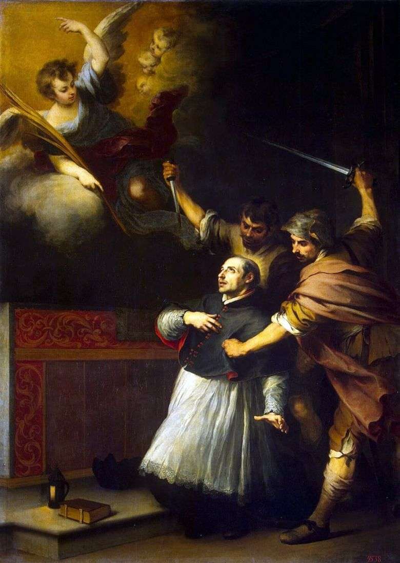 Muerte del inquisidor Pedro de Arbuez   Bartolomeo Esteban Murillo