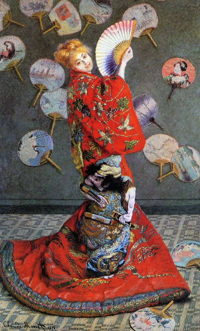 Mujer japonesa (Camilla Monet en traje japonés)   Claude Monet