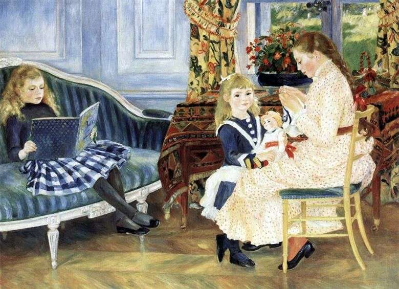 Niños del mediodía en Vargemont   Pierre Auguste Renoir