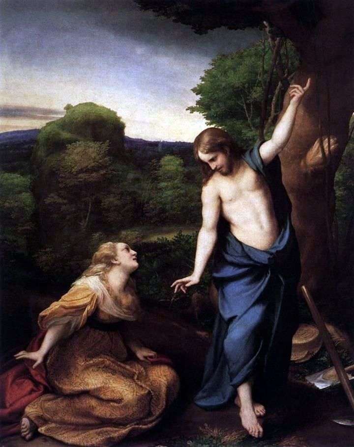 No me toques (Noli me tangere) Magdalena   Correggio (Antonio Allegri)