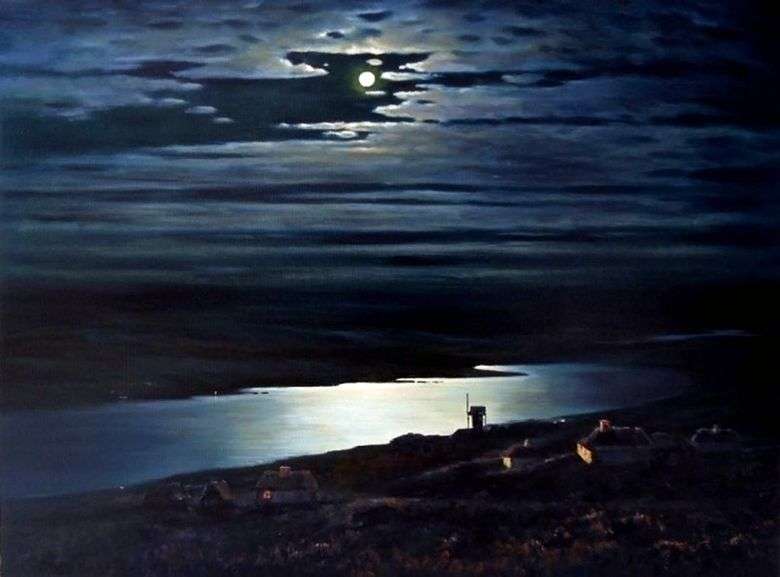 Noche de luna llena en el Dnieper   Arkhip Kuindzhi