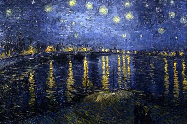 Noche estrellada sobre el Ródano   Vincent van Gogh