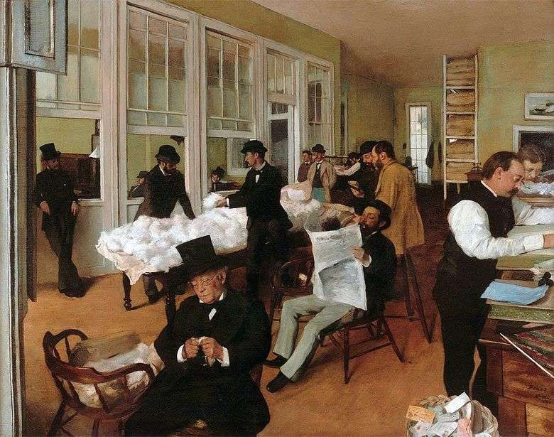 Oficina de algodón de Nueva Orleans   Edgar Degas