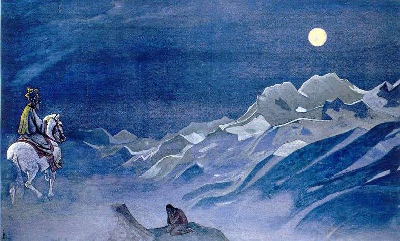 Oirot mensajero del Burkhan Blanco   Nikolay Roerich