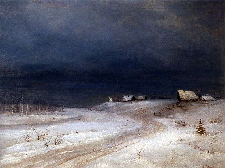 Paisaje de invierno   Alexey Savrasov