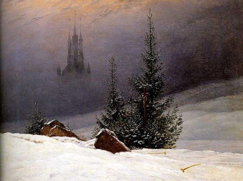 Paisaje de invierno   Caspar David Friedrich