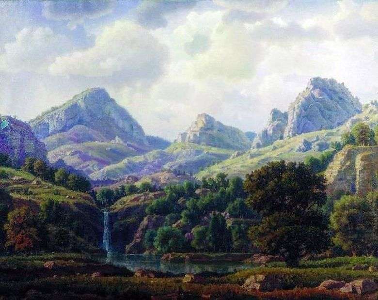 Paisaje de montaña   Konstantin Bogaevsky