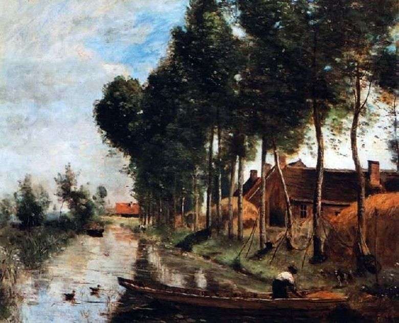 Paisaje en Arles du Nord   Camille Corot