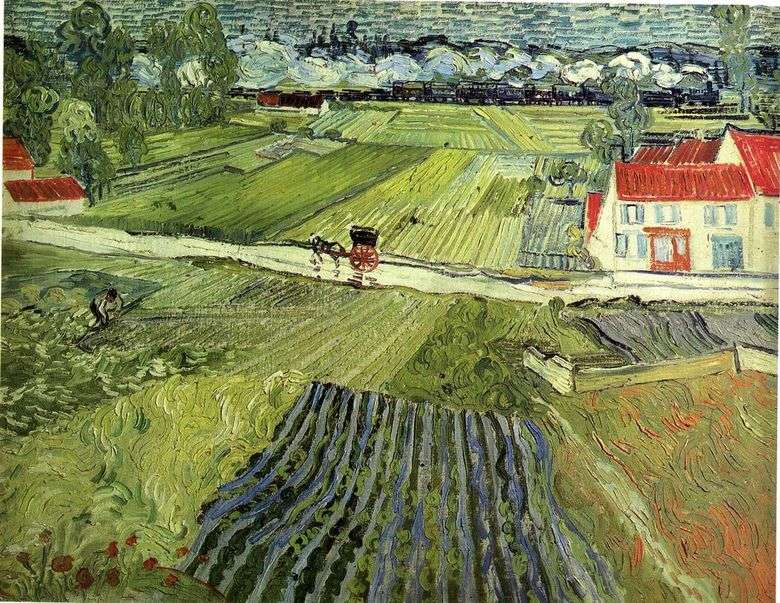 Paisaje en Auvery después de la lluvia   Vincent van Gogh