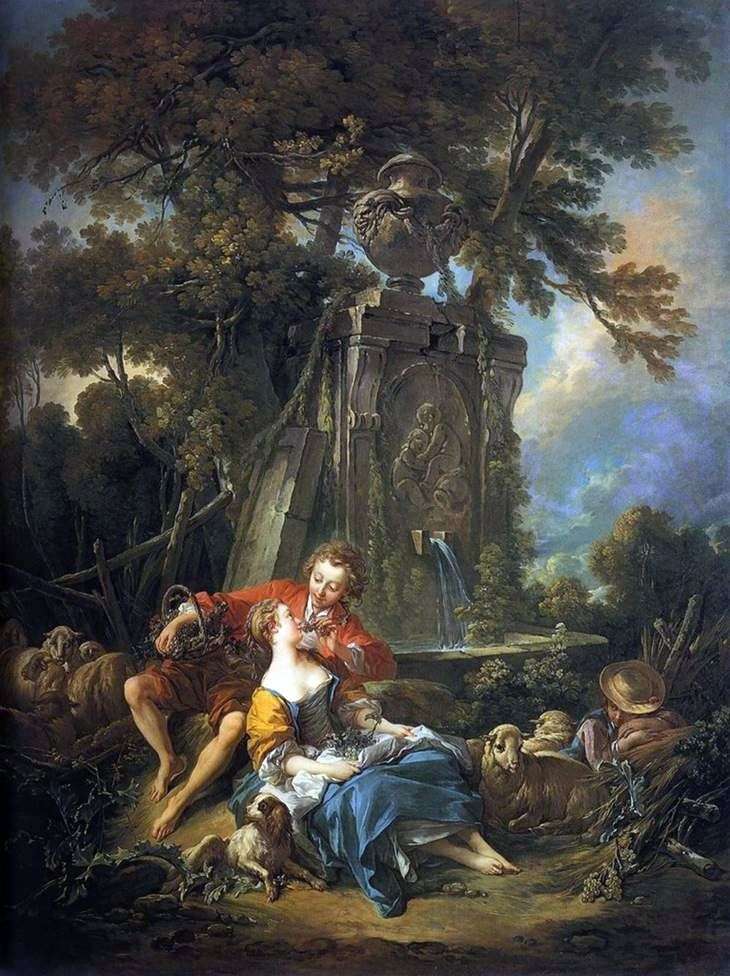 Pastoral de otoño   Francois Boucher