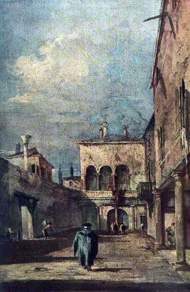 Patio veneciano   Francesco Guardi