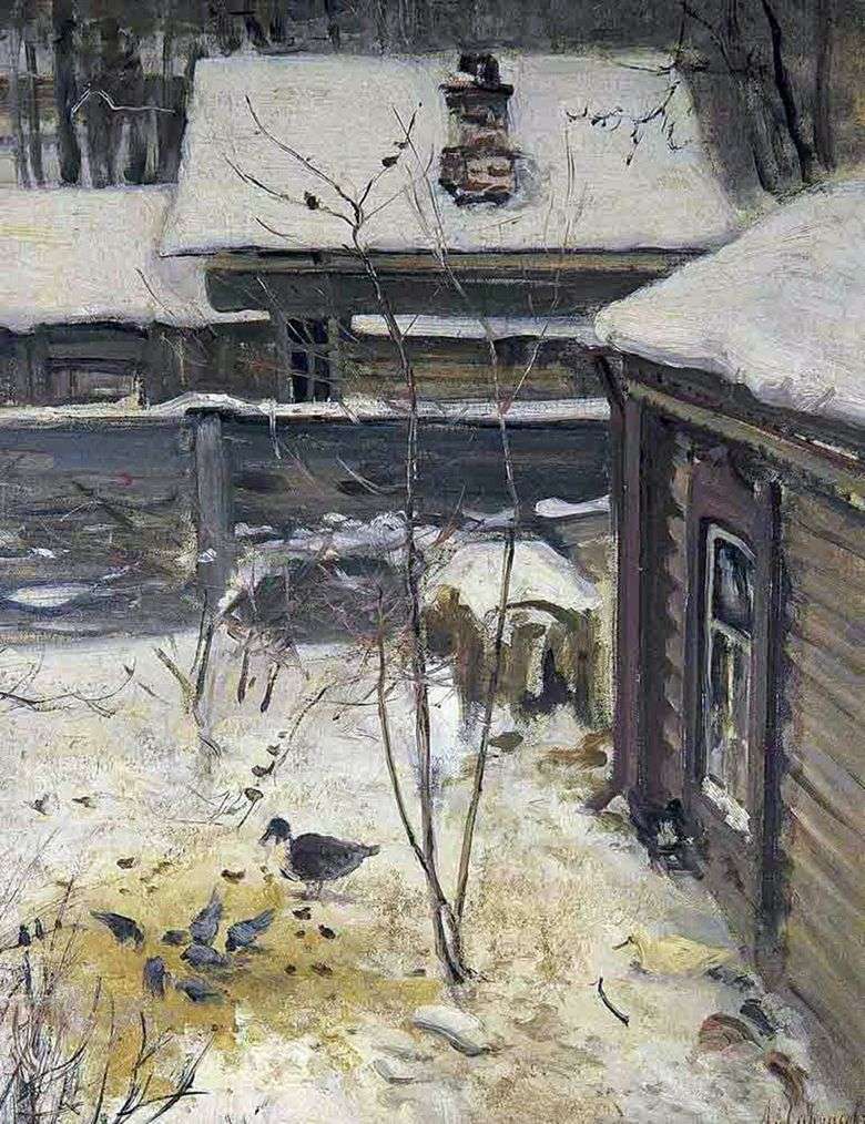 PatioInvierno   Alexey Savrasov