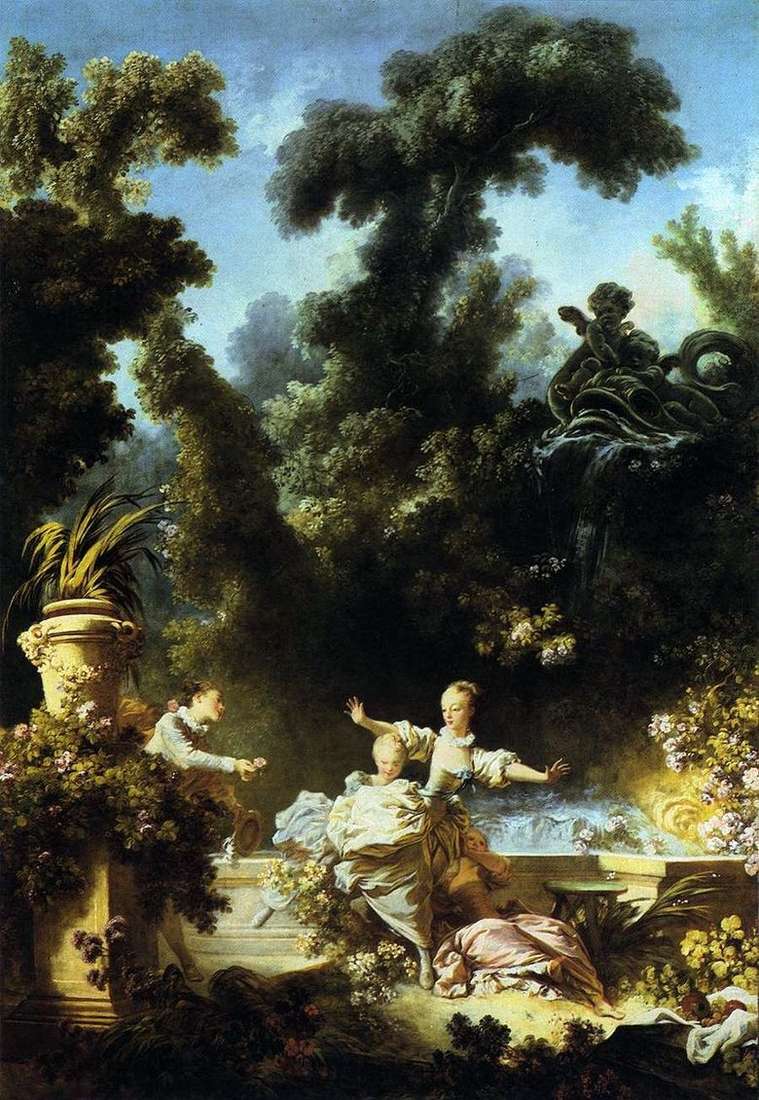 Persecución   Jean Honore Fragonard