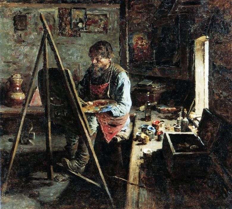 Pintor de iconos del pueblo   Abram Arkhipov