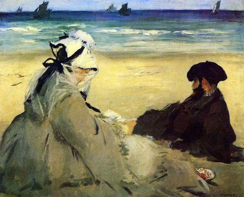 Por el mar   Edouard Manet