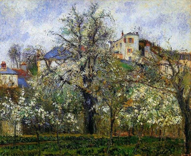 Primavera en Pontoise   Camille Pissarro