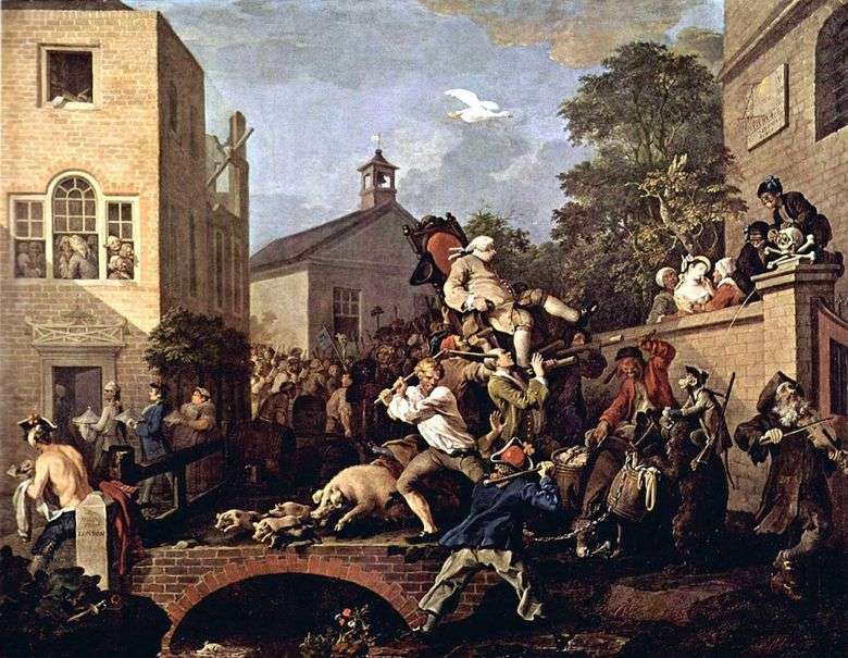 Procesión triunfal   William Hogarth