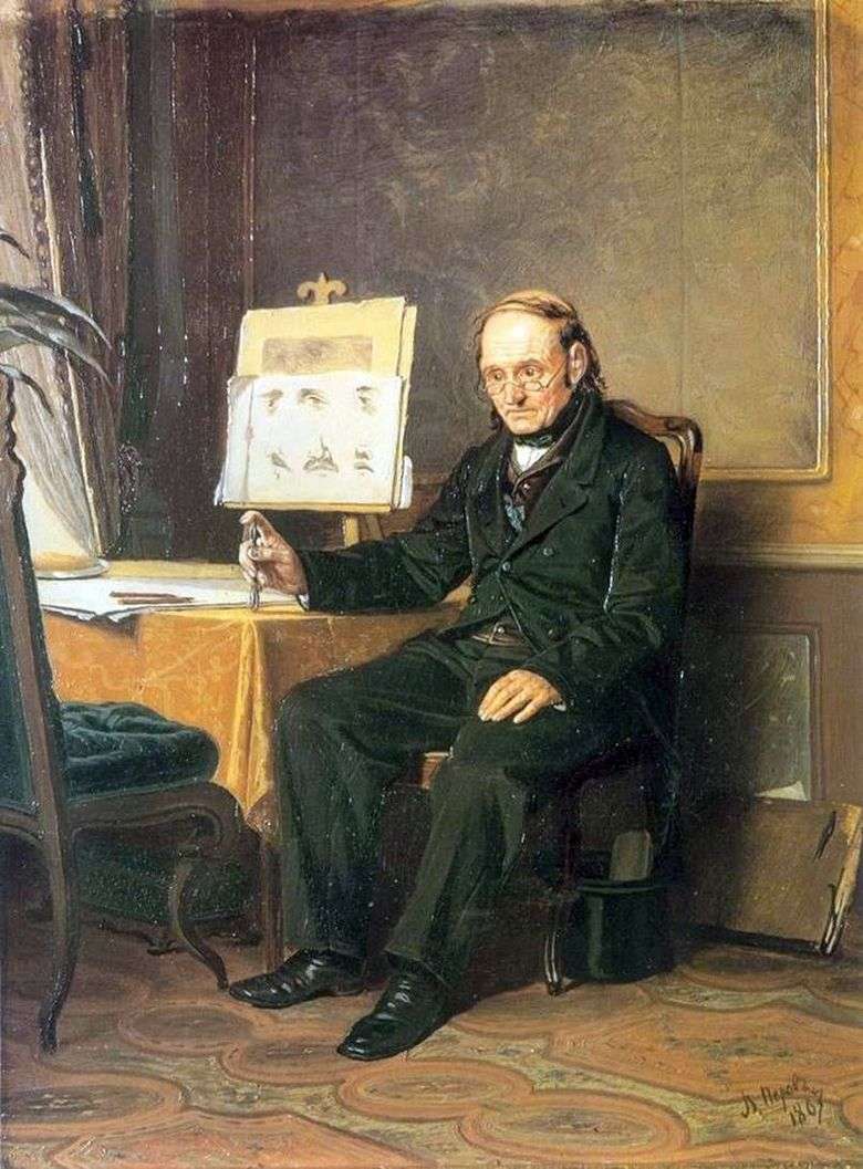 Profesor de dibujo   Vasily Perov