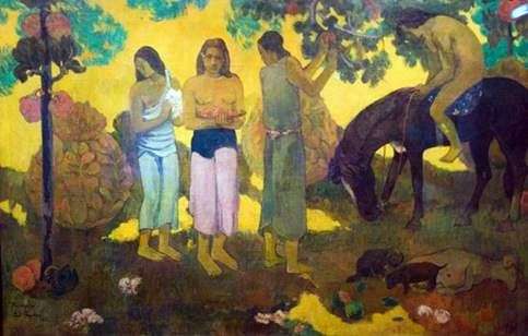 Recolección de frutas   Paul Gauguin