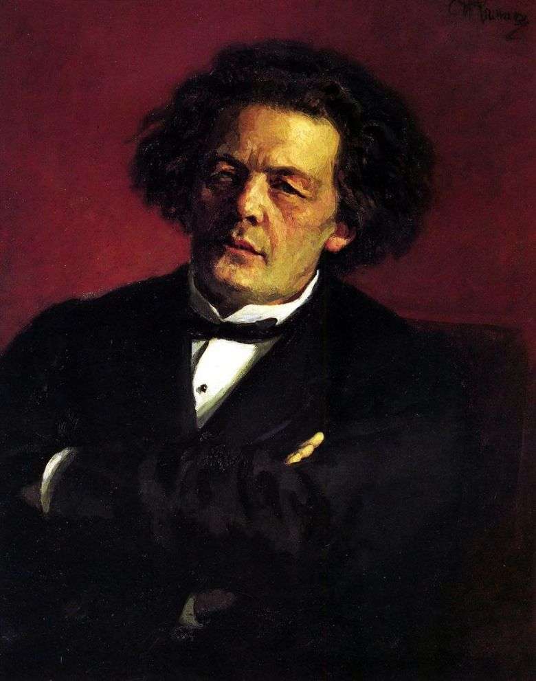 Retrato de A. G. Rubinstein   Ilya Repin