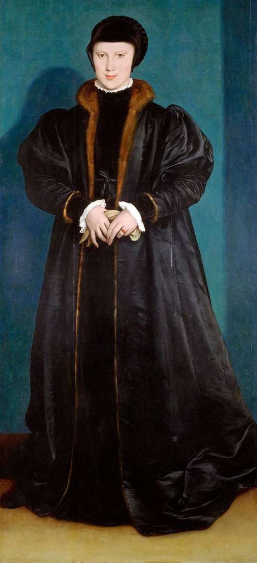 Retrato de Christina Danesa   Hans Holbein